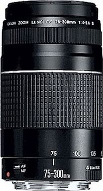 Canon EF 75-300 mm F4.0-5.6 III 58 mm Obiettivo (compatible con Canon EF) nero