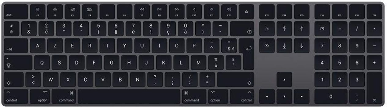 Test du Magic Keyboard avec pavé numérique