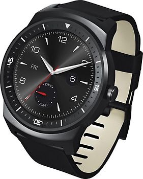 luchthaven wastafel ras Refurbished LG G Watch R 33 mm zwart met leren bandje zwart kopen | rebuy