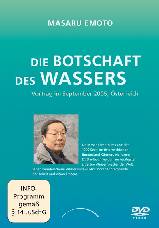 Die Botschaft des Wassers - Masaru Emoto DVD
