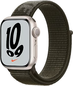 No quiero Injerto Anémona de mar Comprar Apple Watch Nike Series 7 41 mm Caja de aluminio en estrella polar  con correa Nike Sport Loop marrón [Wifi] barato reacondicionado | rebuy