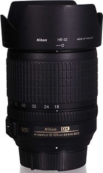 Image of Nikon AF-S NIKKOR 18-105 mm F3.5-5.6 DX ED G VR 67 mm filter (geschikt voor Nikon F) zwart (Refurbished)