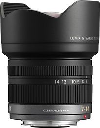 Image of Panasonic Lumix G 7-14 mm F4.0 75 mm filter (geschikt voor Micro Four Thirds) zwart (Refurbished)