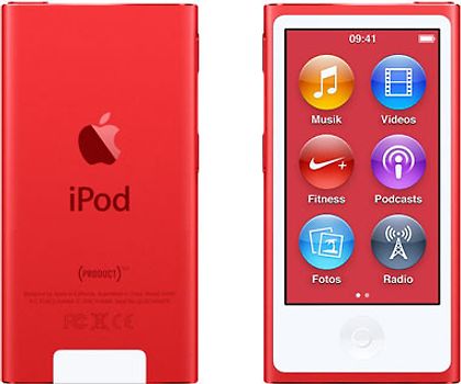 Apple iPod nano 7G 16GB rosso [RED Special Edition]