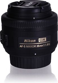 Image of Nikon AF-S DX NIKKOR 35 mm F1.8 G 52 mm filter (geschikt voor Nikon F) zwart (Refurbished)