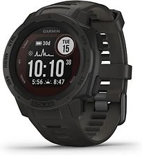 Garmin Instinct Solar 45 Mm Noir Et Bracelet En Silicone Noir