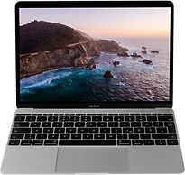 Image of Apple MacBook 12 (Retina Display) 1.2 GHz Intel Core M3 8 GB RAM 256 GB PCIe SSD [Mid 2017, Duitse toetsenbordindeling, QWERTZ] spacegrijs (Refurbished)