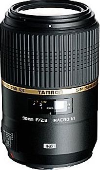 Tamron Sp 90 Mm F2.8 Di Usd Vc Macro 1:1 58 Mm Objectif (Adapté À Nikon F) Noir