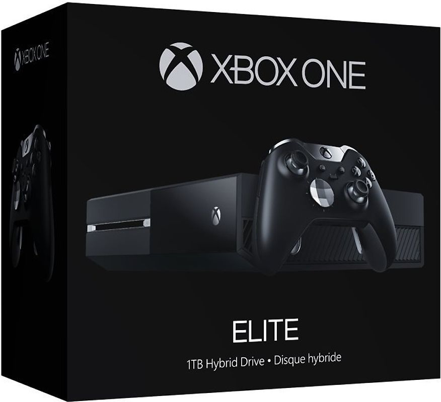 Rebuy Xbox One 1 TB Elite [incl. draadloze Elite controller, verwisselbare knoppen] zwart aanbieding