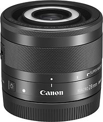 Image of Canon EF-M 28 mm F3.5 IS STM 43 mm filter (geschikt voor Canon EF-M) zwart (Refurbished)