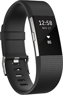 Fitbit Charge 2 Grande nero