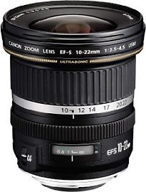 Image of Canon EF-S 10-22 mm F3.5-4.5 USM 77 mm filter (geschikt voor Canon EF-S) zwart (Refurbished)