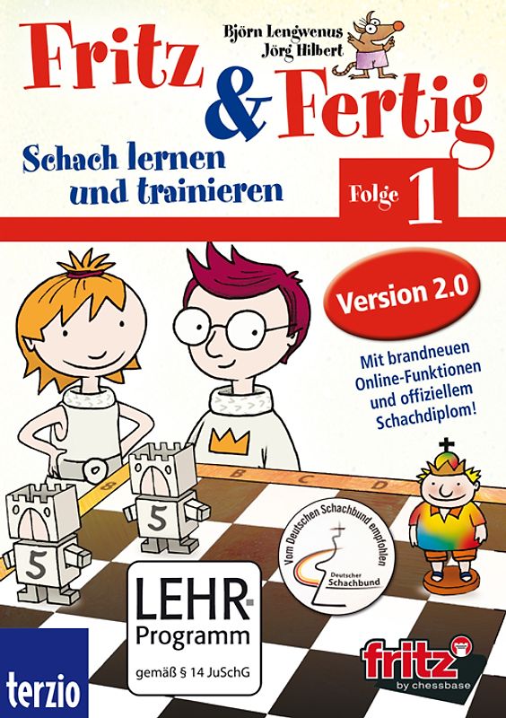 Fritz & Fertig: Schach lernen und trainieren - Folge 1 - Version 2.0 PC Spiele