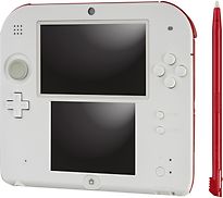 Image of Nintendo 2DS roodwit (Refurbished)