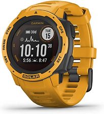 Garmin Instinct Solar 45 Mm Gelb Et Bracelet En Silicone Gelb