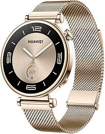 Huawei Watch GT 4 41 mm oro con cinturino a maglia milanese oro