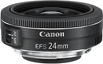 Canon EF-S 24 mm F2.8 STM 52 mm filter  (geschikt voor Canon EF-S) zwart