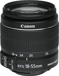 Canon EF-S 18-55 mm F3.5-5.6 IS II 58 mm Obiettivo (compatible con Canon EF-S) nero