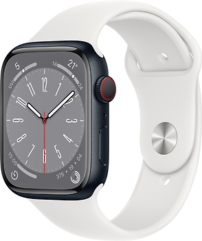 Apple watch negro con correa blanca new arrivals