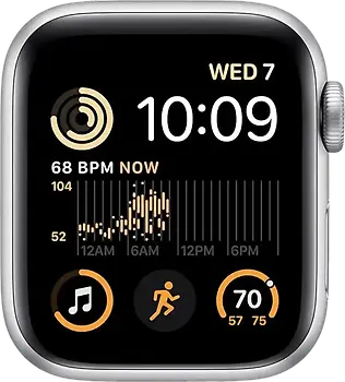 Apple Watch SE 2022 44 mm Cassa in Alluminio argento [Wi-Fi]