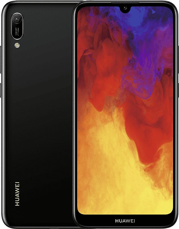 Rebuy Huawei Y6 2019 Dual SIM 32GB middernacht zwart aanbieding