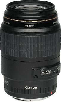 Canon EF 100 mm F2.8 USM Macro 58mm Obiettivo (compatible con Canon EF) nero