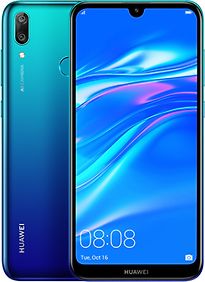 Image of Huawei Y7 2019 Dual SIM 32GB blauw (Refurbished)
