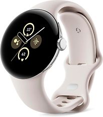 Google Pixel Watch 2 41 Mm Argent Poli Bracelet Sport Porcelaine [Wi-Fi]