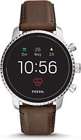 Fossil Explorist HR 45 mm zilver met leren armband bruin wifi 4e generatie verkopen rebuy