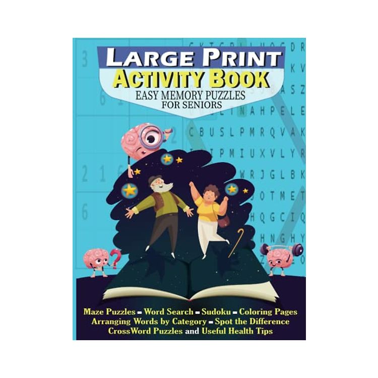 Memory Games for Seniors a Large Print xxl Best Puzzle Books for the
