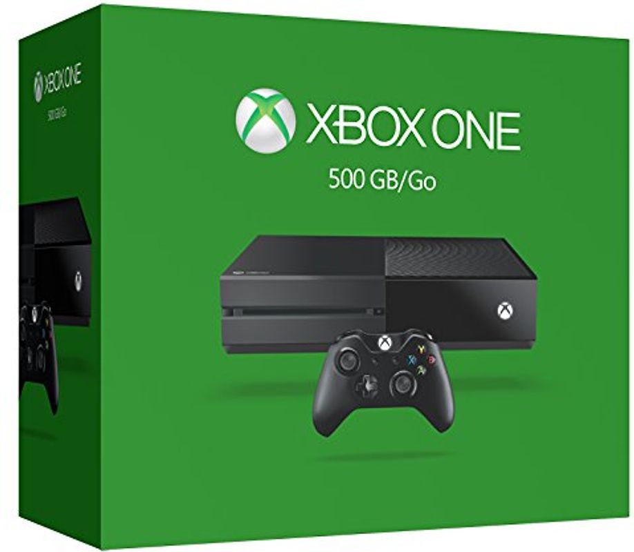 Rebuy Microsoft Xbox One 500 GB [incl. draadloze controller ] mat zwart aanbieding