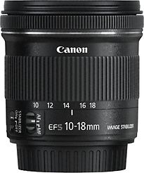 Canon Ef-S 10-18 Mm F4.5-5.6 Is Stm 67 Mm Objectif (Adapt� À Canon Ef-S) Noir