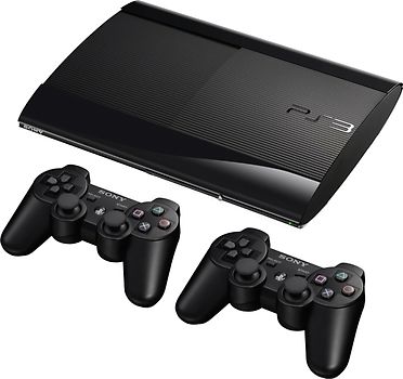 Penélope apretado Equipo de juegos Comprar Sony PlayStation 3 super slim 12 GB SSD negro [incluye 2 mandos  inalámbricos] barato reacondicionado | rebuy