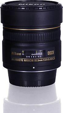 Nikon AF DX NIKKOR 10,5 mm F2.8 ED G 52 mm Obiettivo (compatible con Nikon F) nero