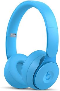 Casque Beats Solo Pro Sans Fil Avec Réduction Du Bruit - Puce Apple H1 Pour Casques Et Écouteurs, Bluetooth Classe 1, Mode Réduction Active Du Bruit, Mode Transparence, 22 Heures D'Écoute - Bleu Clair