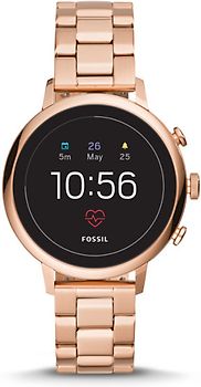 Achat reconditionn Fossil Venture HR 40 mm or ros et bracelet en