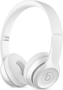 Casque Supra-Auriculaire Beats Solo3 Sans Fil - Puce Apple W1 Pour Casques Et Écouteurs, Bluetooth Classe 1, 40 Heures D'Écoute - Blanc Verni