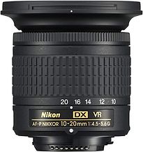 Nikon AF-P DX 10-20 mm F4.5-5.6 G VR 72 mm Obiettivo (compatible con Nikon F) nero